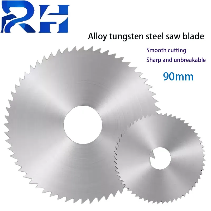 

Carbide Saw Blade Milling Cutter Cutting Milling Cutter Integral Tungsten Steel Milling Cutter Saw Blade 90mm