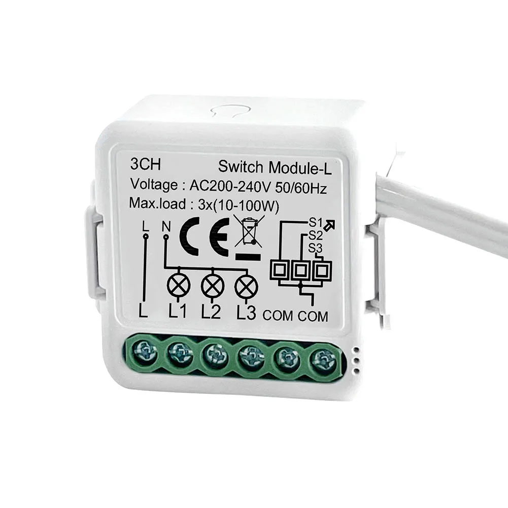 For Tuya For Zigbee For Smart Relay Switch No Neutral Required For Home Assistant Voice Control Light Appliance Automation