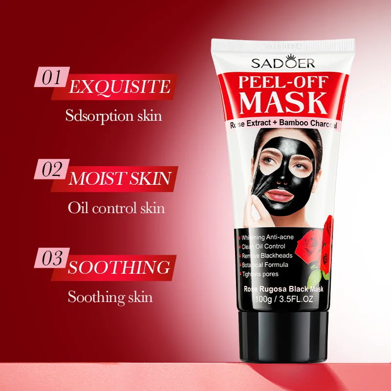 Rose Blackhead Removal Cleansing Whitening Tear Mask, Blackhead Removal