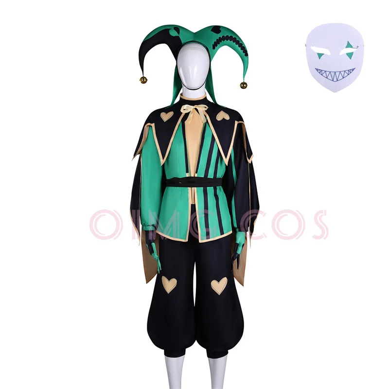 Kostium Pierrot TheFreakCircus, przebranie Harlekina dla dorosłych, strój karnawałowy, anime, Halloween, maskarada, kostiumy imprezowe dla kobiet, gra. — zdjęcie 5