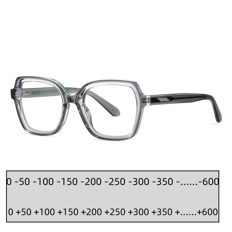 

Square Acetate Men's Glasses Frame Optical Reading Eyeglasses Retro Men's Presbyopia Myopia Glasses