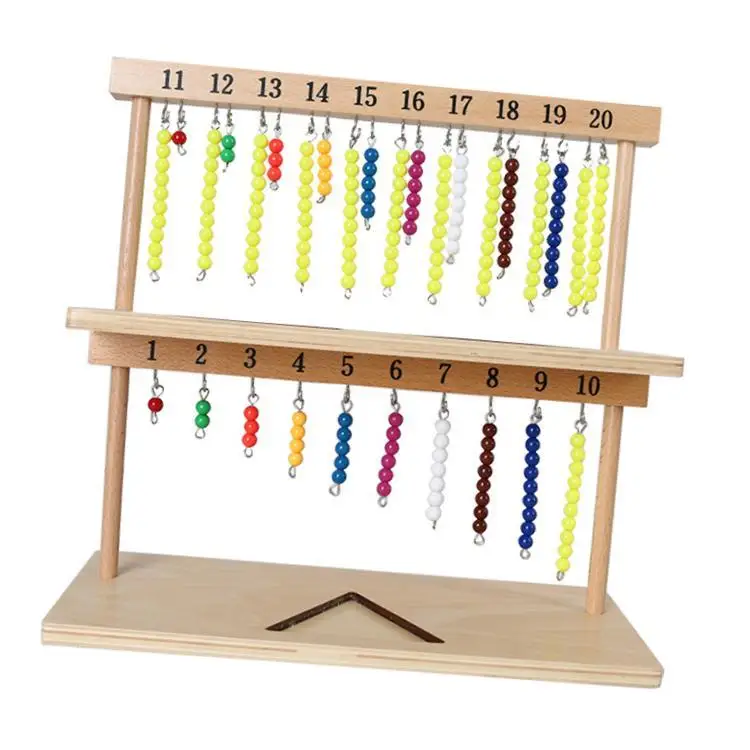 Montessori placa de verificação contas crianças brinquedo de desenvolvimento brinquedo cognição para crianças