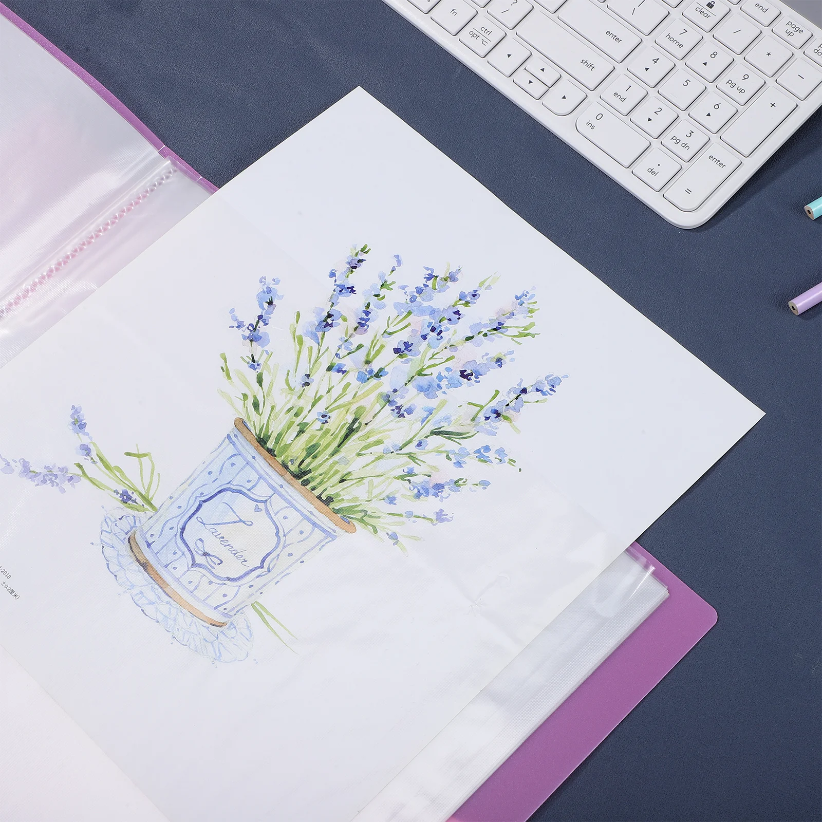 Painting Storage Portfolio Folder A3 Artist Presentation Book Clear Sleeves Display Book Protective Sleeve Binder