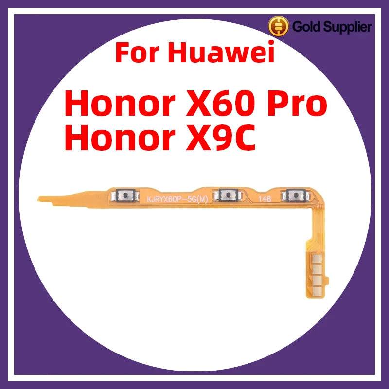 For Huawei Honor X60 Pro Power ON OFF Volume Camera Key Button Switch Flex Cable Replacement
