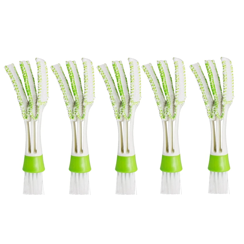 

5 Pcs Cleaning Brush For Air Outlet Of Air Conditioner Of Double-Headed Automobile Multi-Function Cleaning Brush