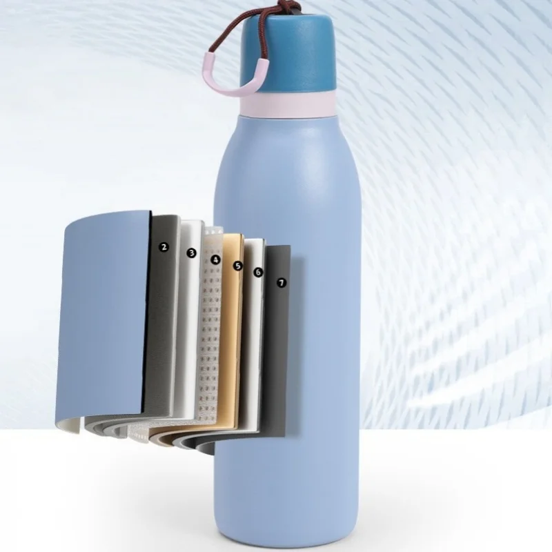 18 أوقية/24 أوقية كوب قارورة عازلة محمول كوب مكنسة من الفولاذ المقاوم للصدأ ترموس الباردة والساخنة الرياضة وعاء سيارة كوب السفر القدح كوب معزول #4