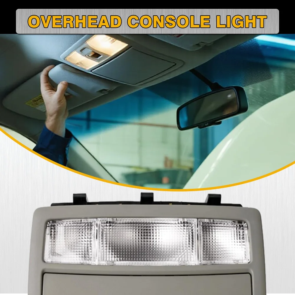 

For Toyota Camry 2007-2011 Interior Console Overhead Sunroof Reading Light with Switch 63650-33221E0 63650-33220 63650-33271-E0