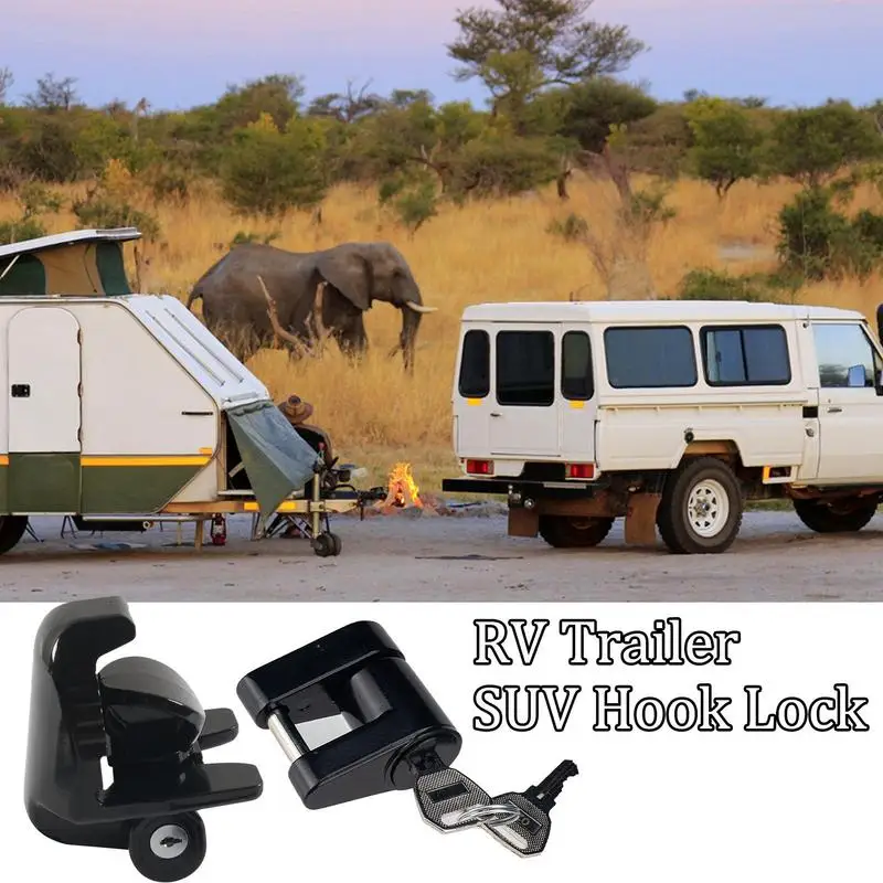 Hitch Locks With Keys Trailer Hitch Security Lock Set Anti Theft Locking Device For Kayak Marine Truck Travel Boat Outdoor