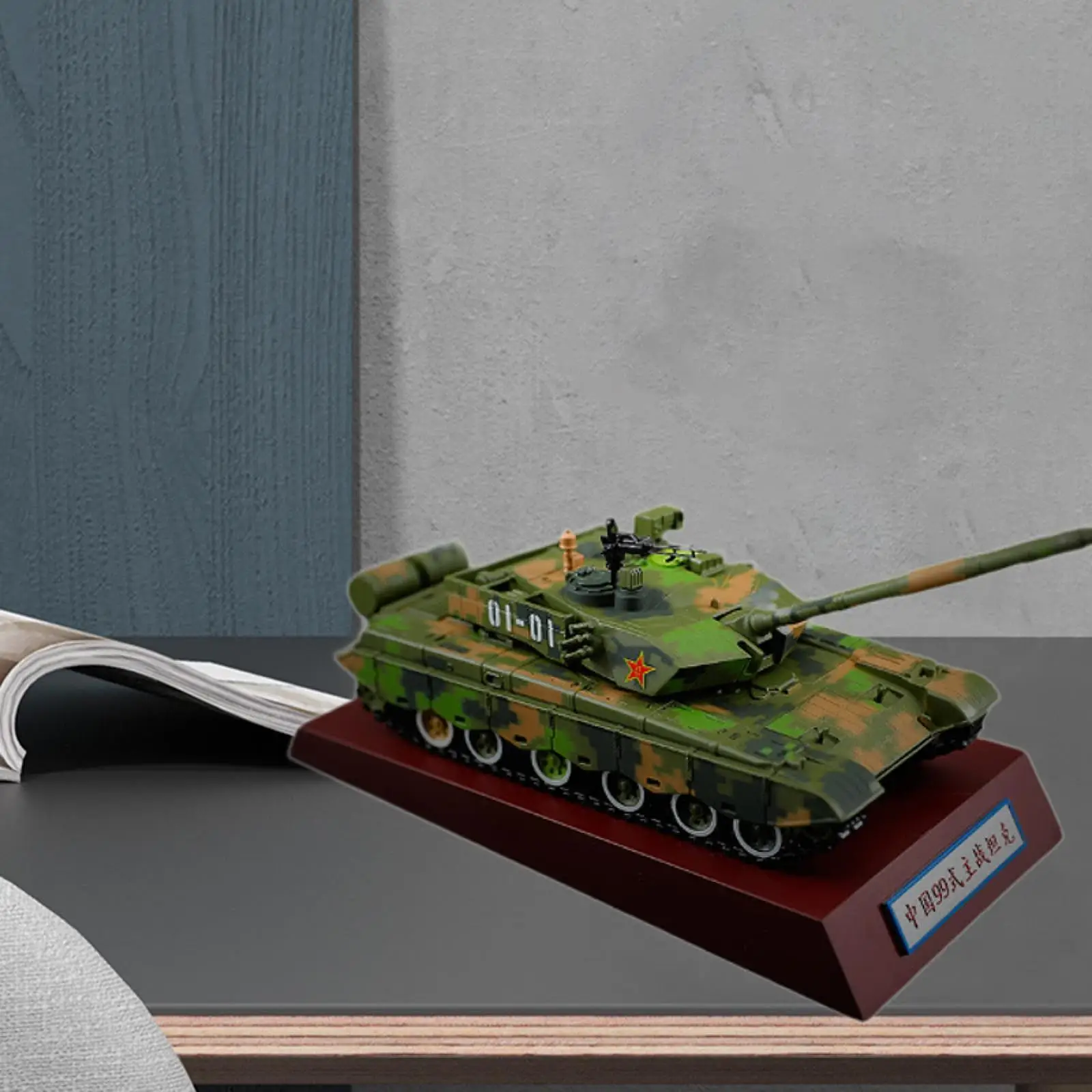 

1/40 Tank Model Armored Vehicle Model Collectables Main Battle Tank Tank Model for Kids Boy Girls Children Birthday Presents