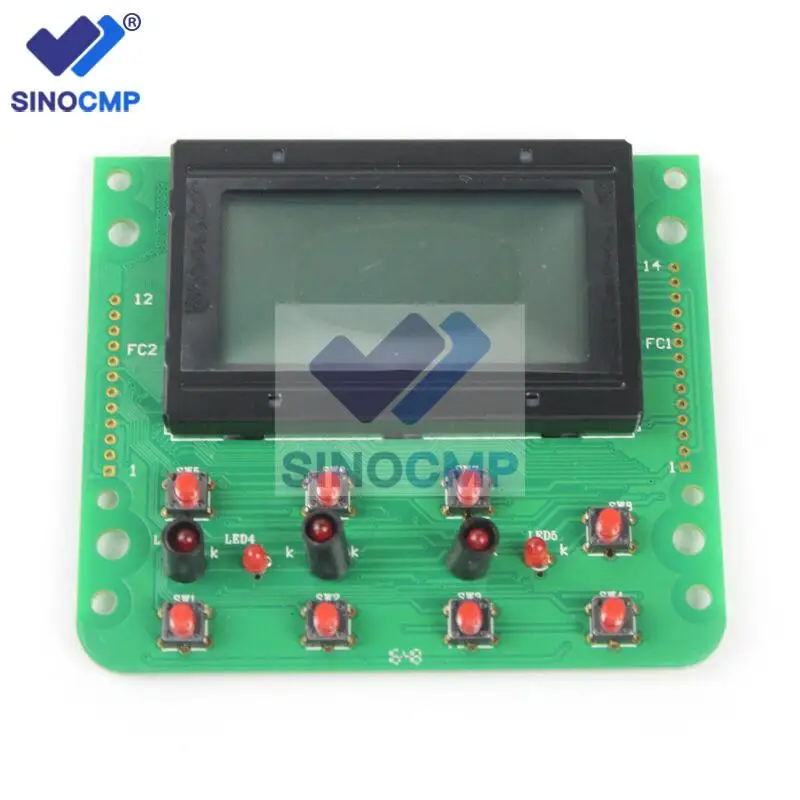 LCD Screen gauge panel Monitor YY59S00003F2 For Kobelco Excavator SK-6 SK-6E SK200-6E SK200-6 SK135 SK135SR 6 months warranty