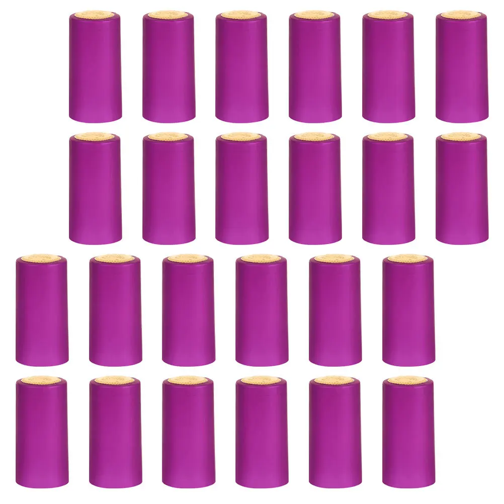 

30Pcs Heat Shrink Capsules Wine Bottle Seals Strong Wear Resistance Professional Finish for Winery Home Use Shrink Bottle