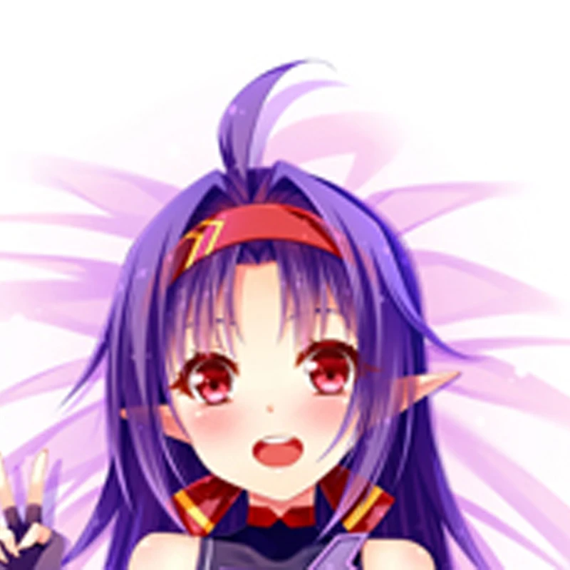 Dakimakura Anime Yuuki Konno Pillow Case Double-sided Print Of Life-size Body Pillowcase Gifts Cushion Cover