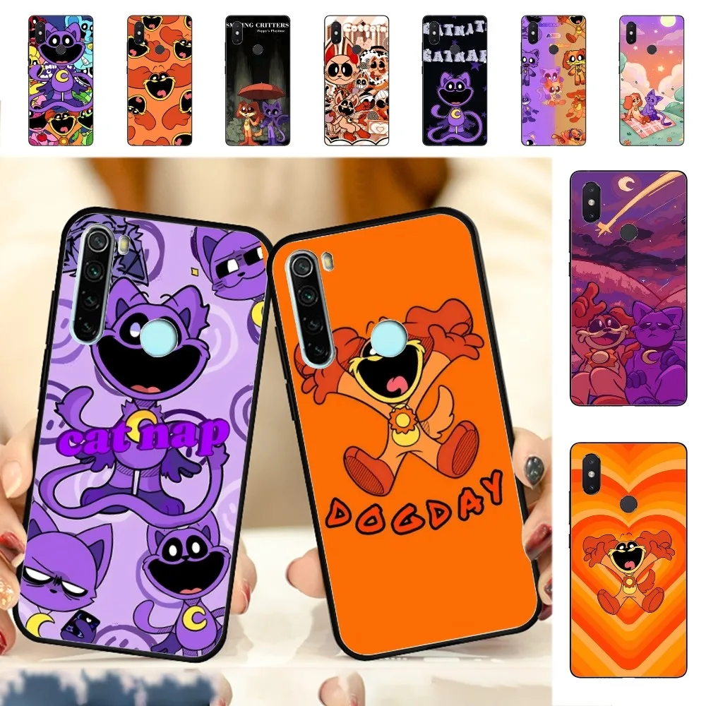 S-Smiling C-Critters C-CATNAP DOGDAY Phone Case For Redmi Note 4 X 5 A 6 7 8 T 9 9S 10 11 11S 11Epro Poco M3 pro