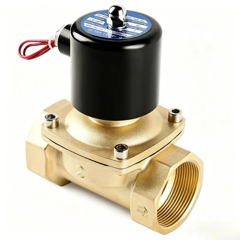 All-copper Normally Closed Solenoid  Water Valve AC220V Switch  Air Valve 2W-350-35DC24V 4 Minutes 6 Minutes 1 Inch 2 Inches