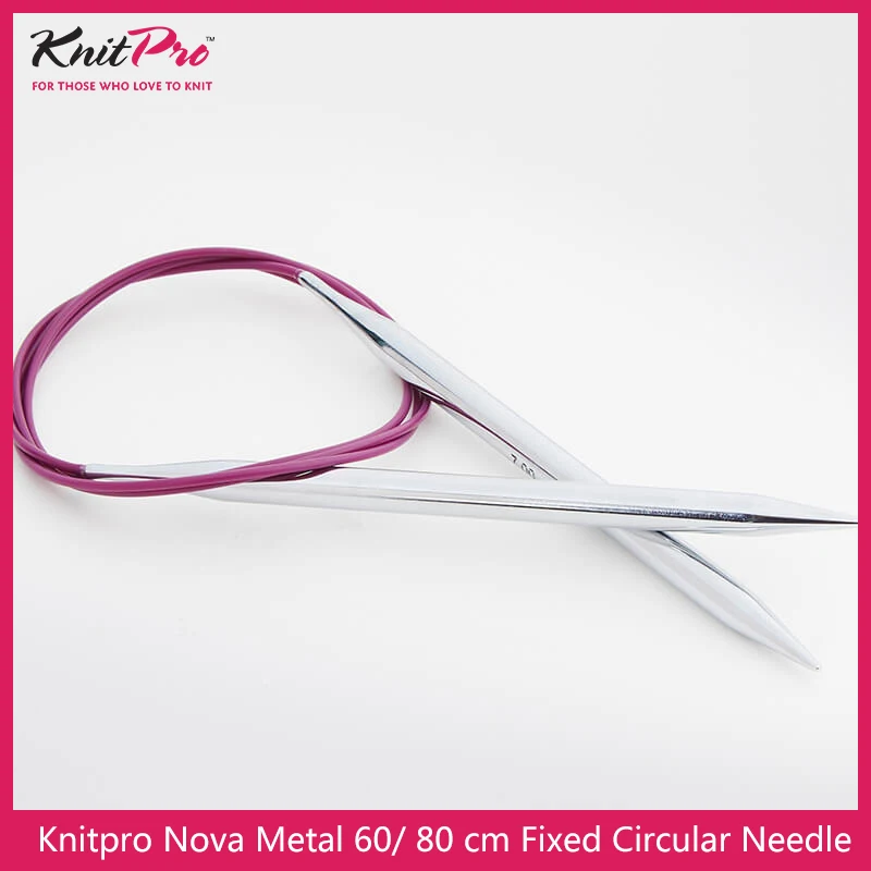 Knitpro Nova Metal 60cm/80 cm Fixed Circular Needle