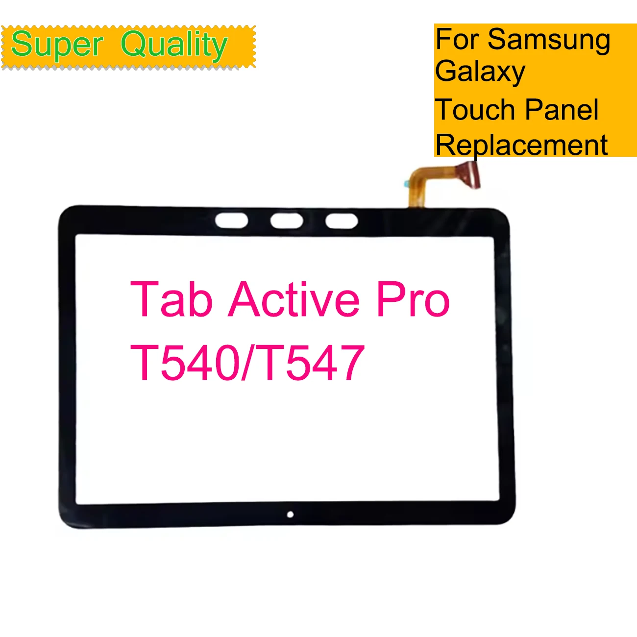 10Pcs/Lot For Samsung Galaxy Tab Active Pro T540 T545 T547 Touch Screen Digitizer Panel Sensor Tablet Front Outer LCD Glass