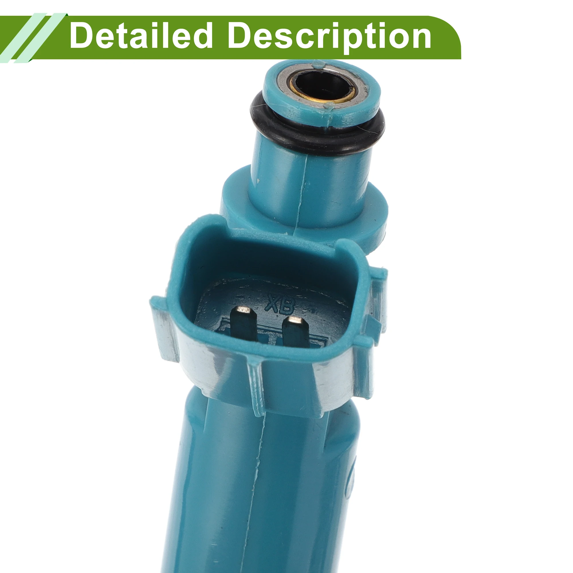 X Autohaux Fuel Injector No.23209-28020 for Toyota Camry LE, SE, XLE 2.4 2002-2004 1 Pcs 2 Pins 12 Holes Disc Car Fuel Injector