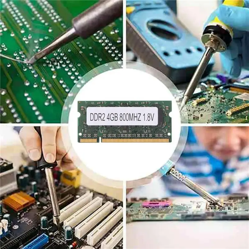 

~【A417Z】2 шт. DDR2 4 ГБ 800 МГц оперативная память для ноутбука PC2 6400 2RX8 200 контактов SODIMM для памяти ноутбука