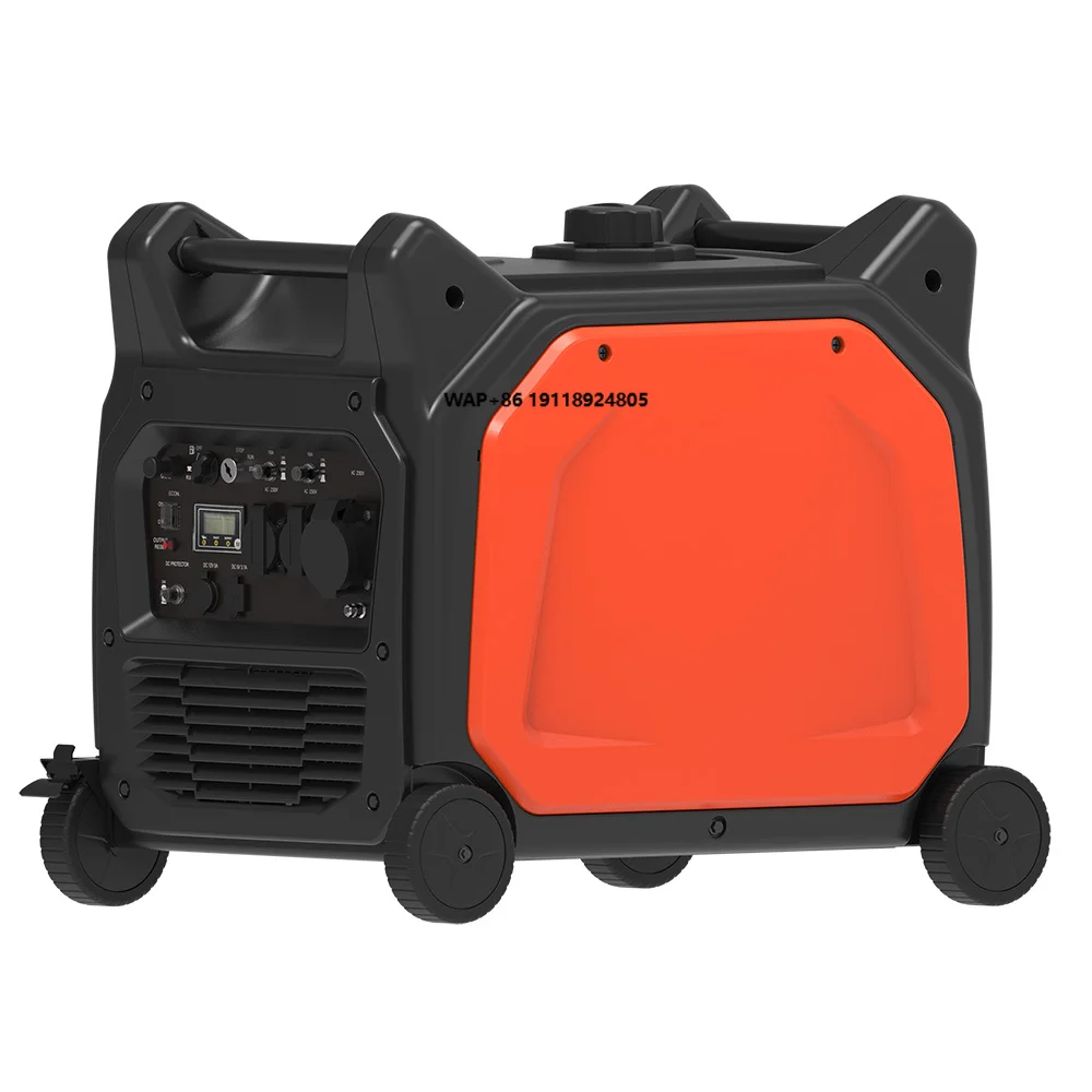 OEM 100/120/230 /240 Portable 7.7KVA Petrol 4 Stroke  Travel Inverter  Generators Soundproof  for Outdoor