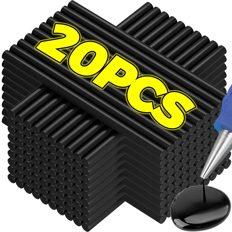 

20/1 шт. термоплавкий клей-карандаш для вмятин автомобиля, без покраски, инструменты для ремонта, прочный клей, клеевые палочки для дома, DIY, ремесленный декор 7/11 мм