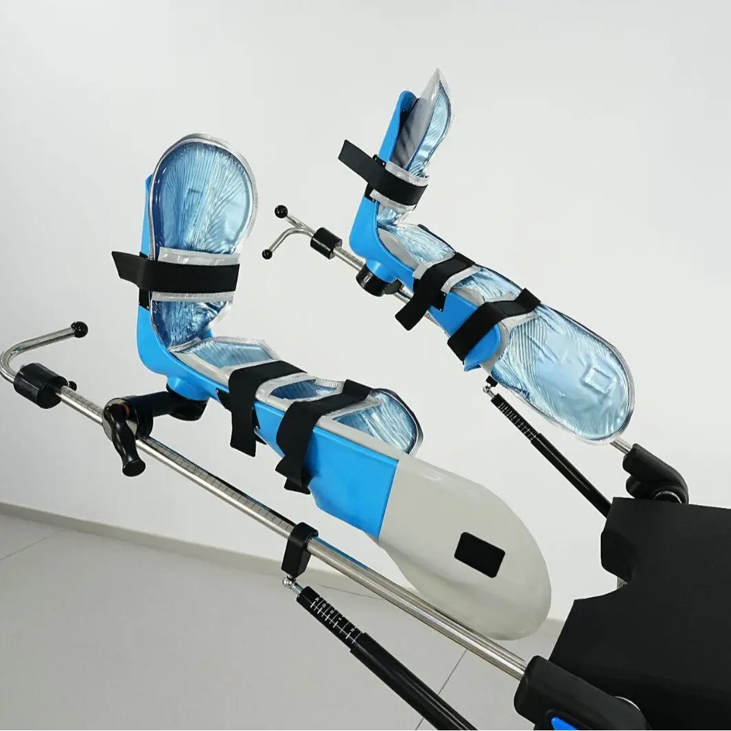 Pneumatic Lithotomy Stirrups for Operating Table – Universal Leg Holders with Adjustable Lift for Gynecology/Urology Surgery
