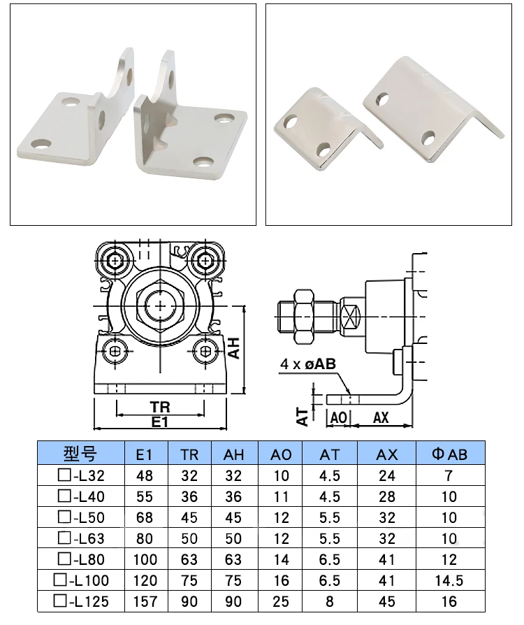 CP96/DNC/SE/SI/SAI Zylinder Einzel- oder Doppelohr-Basissatz CA/CB/CR-32/40/50/63/80 – Detail 7