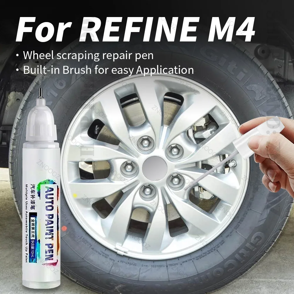 For JAC REFINE M4 Touch Up Paint Wheel Repair Kit Quick And Easy Wheel Scratch Repair Rim Paint For Car Wheel Repair Silver