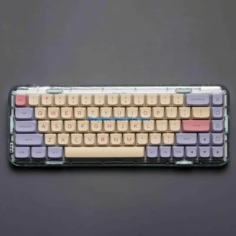 B95C Replacement XDA for Key Cap Set 128pcs PBT Heat Sublimation for Mechanical Keybo