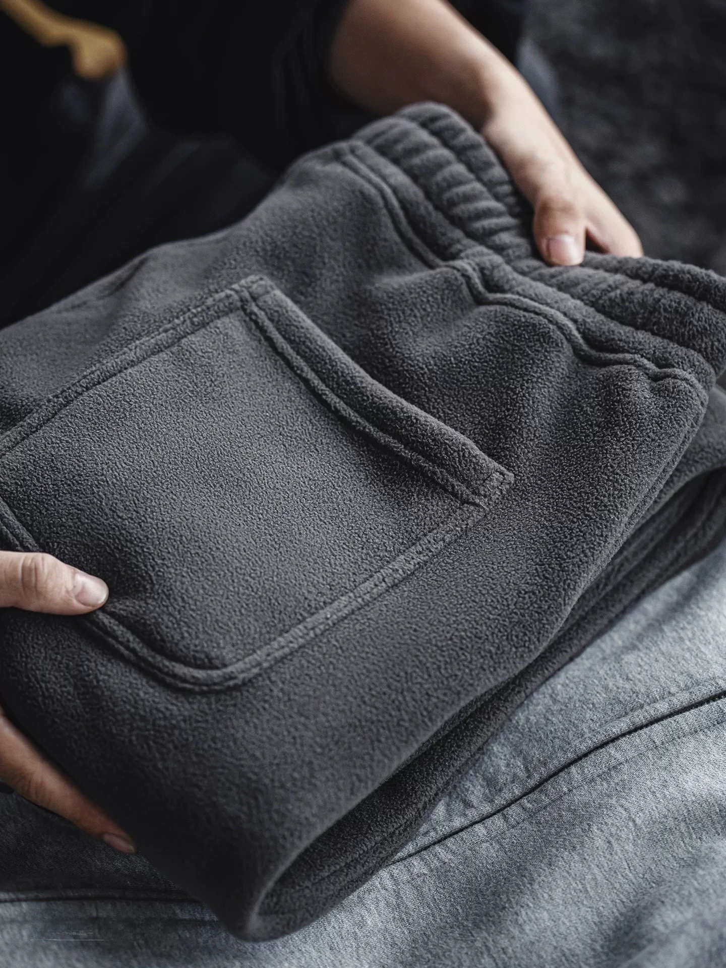 

Мужские утепленные двусторонние брюки MRA с манжетами на шнурке, прямые, длинные, повседневные, зимние, для отдыха, модные, городские