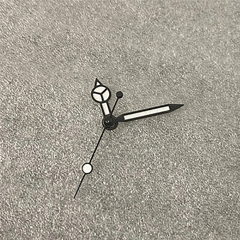 Wskazówki zegarka dla ruchu NH35/36/4R/7S zielone świecące 3 Pin 8mm 12mm 12.5mm wskaźniki zegarka akcesoria narzędzia do naprawy zegarków na rękę