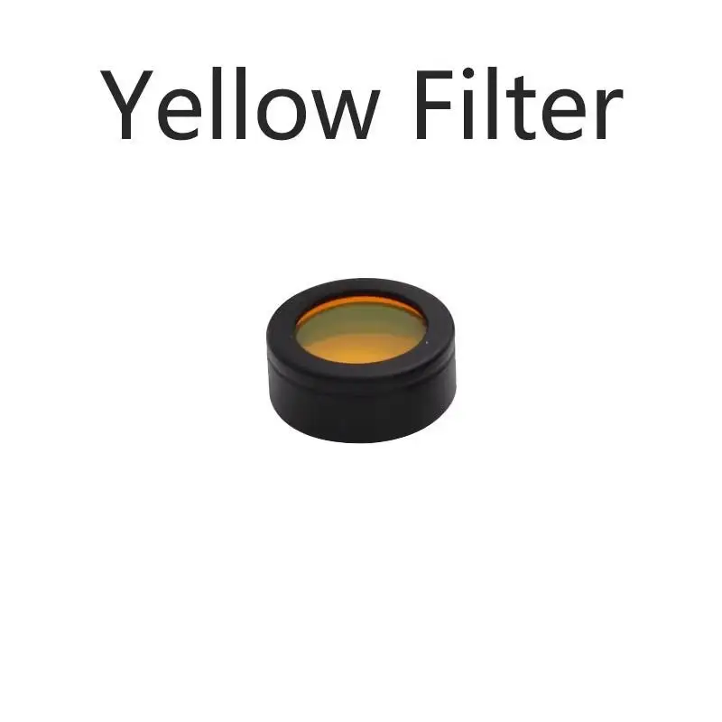 12/16/18/20mm Dental Loupe Illumination Accessory 12/16/18/20mm Inner Diameter Yellow Filter For LED Dental Headlight Head Lamp