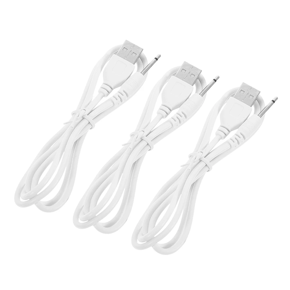 

3pcs Charging Cable Durable Zinc Alloy Fast Charging USB Compatible Electric Callus Remover Toys Lamps Vehicles Star Lamp