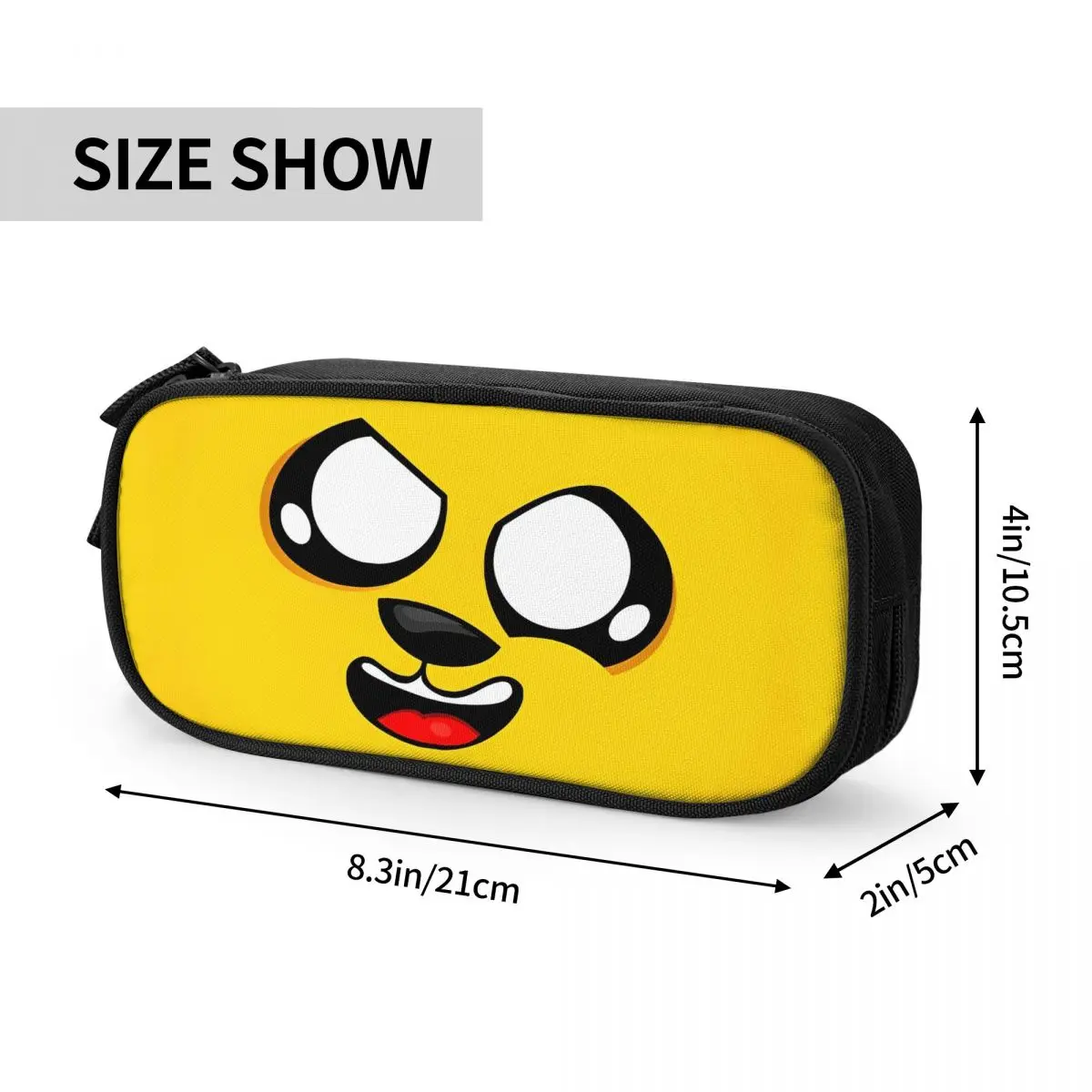 لطيف Mikecracks الوجه الكرتون مقلمة لعبة مقلمة القلم لفتاة صبي سعة كبيرة حقيبة اللوازم المدرسية هدية القرطاسية