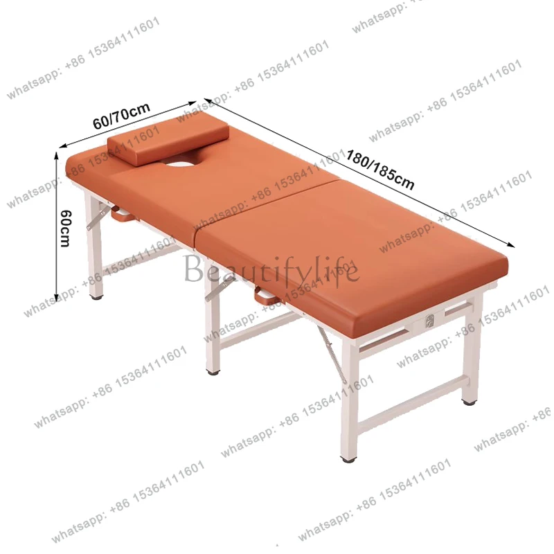Portable Folding Massage Table Lightweight Profesional Elegant Rustic Massage Bed Simple Premium Table Esthéticienne Furniture