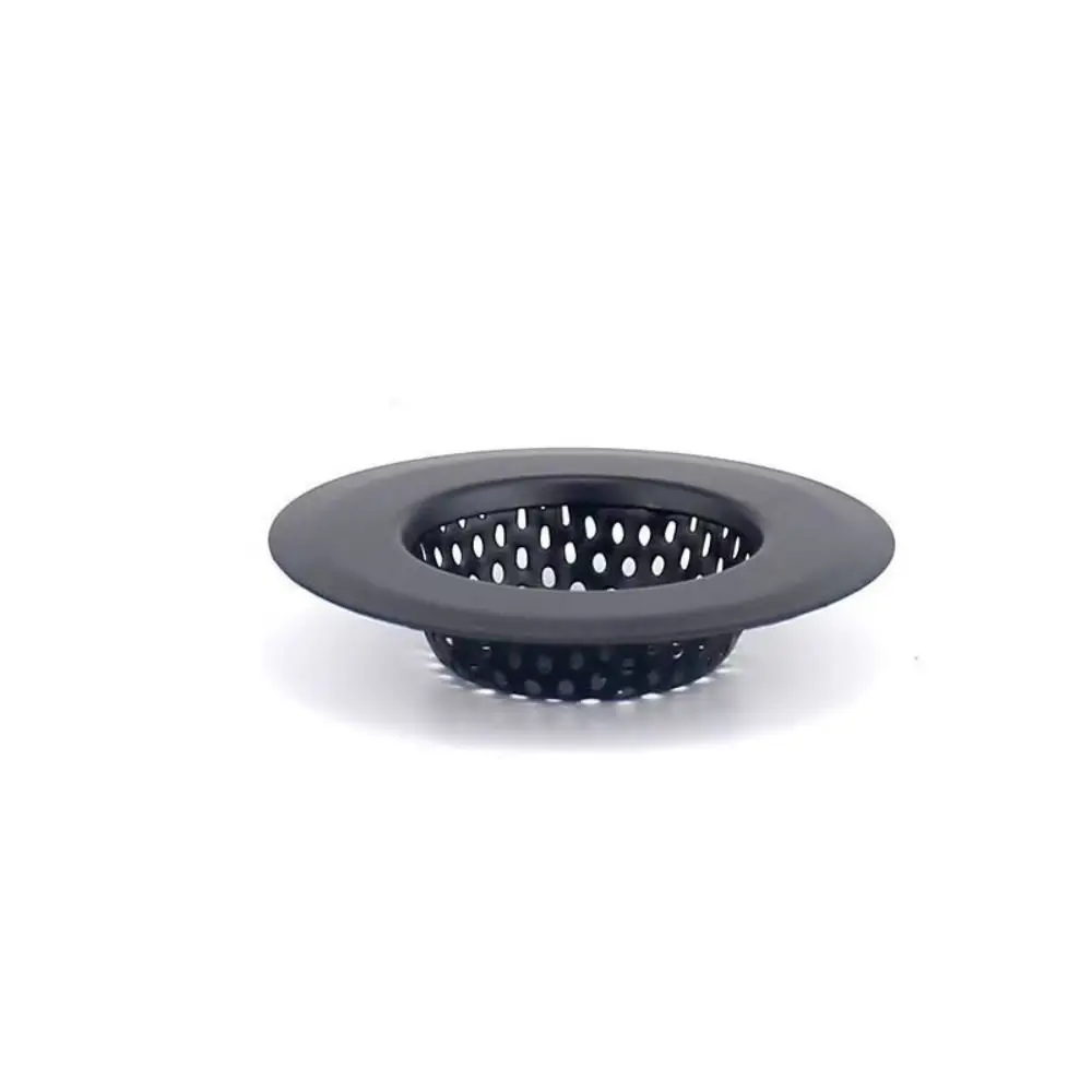 Stainless Steel Black Kitchen Sink Filter Anti Clogging Generic Sink Drain Strainer Mesh 5.5/7/9/11.5cm Drain Hole Filter