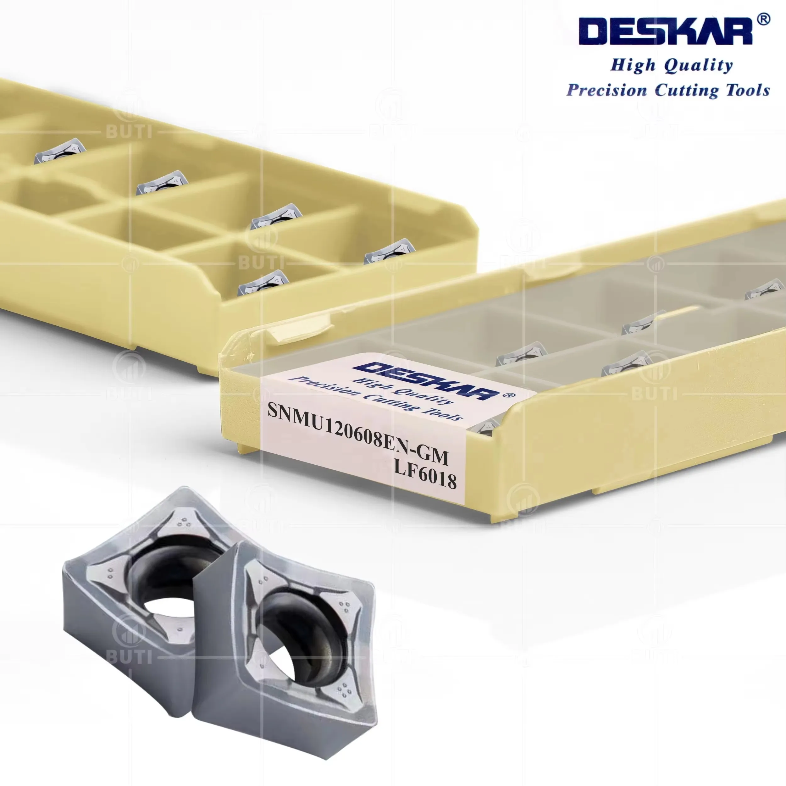 DESKAR 100% Original Cutting Tools SNMU120608EN-GM SNMX1205ANN-F57 LF6018 Numerical Control Lathe Inserts Milling Blade Cutters
