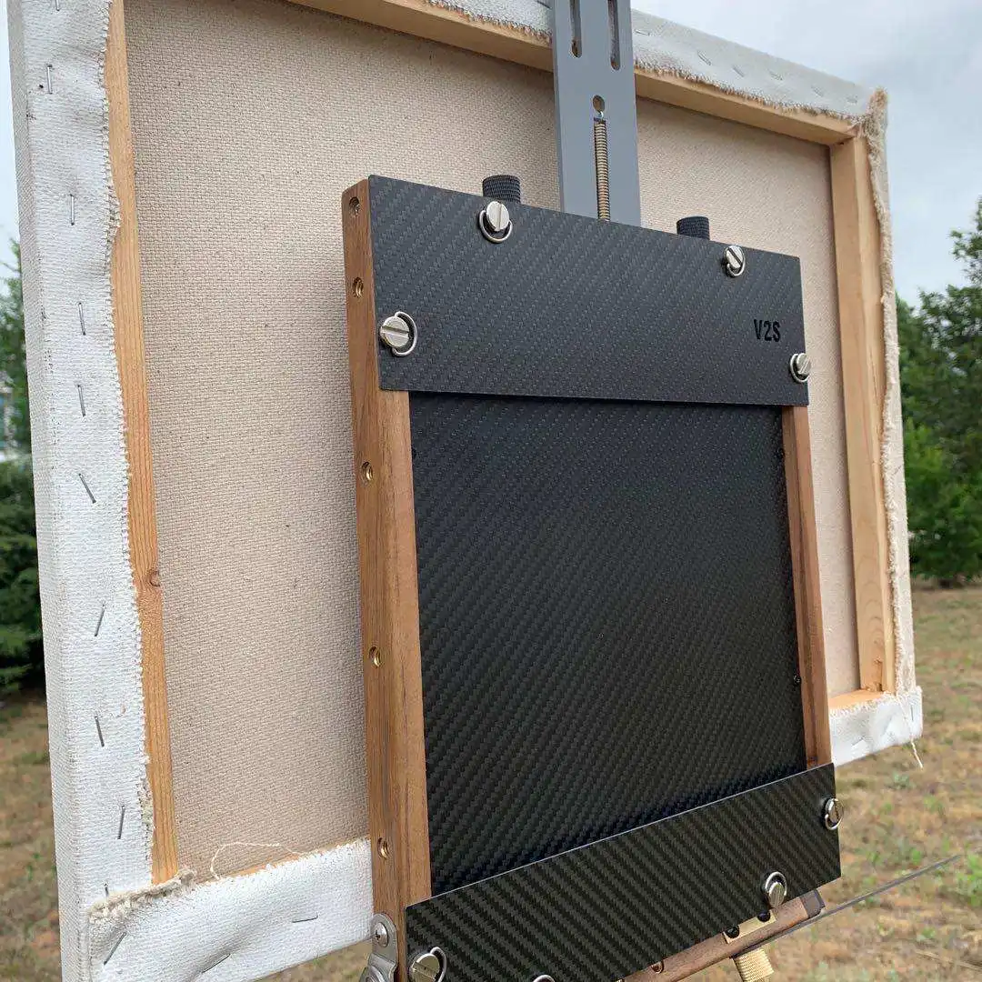 Ultra-thin carbon fiber multi-functional oil painting box sketching portable special easel bracket