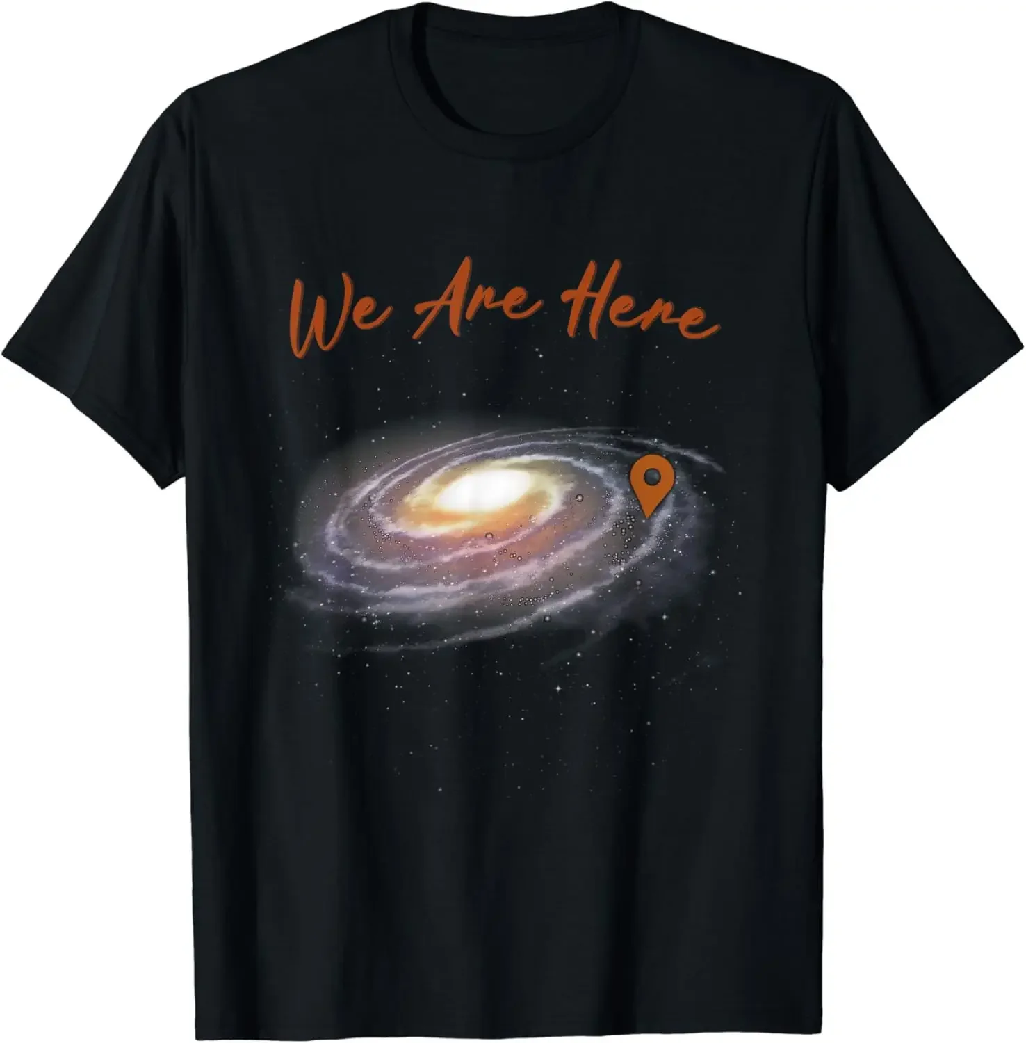 Very Interesting You're Here Printed Women's T-shirt Galaxy Astronomy Space Science Fiction Streetwear Harajuku Women's Clothing