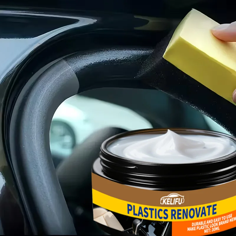 

Автомобильное покрытие пластиковых деталей Кристалл Воск для ремонта - Черная отделка салона автомобиля и глянцевый восстановитель приборной панели - Антивозрастное отбеливание