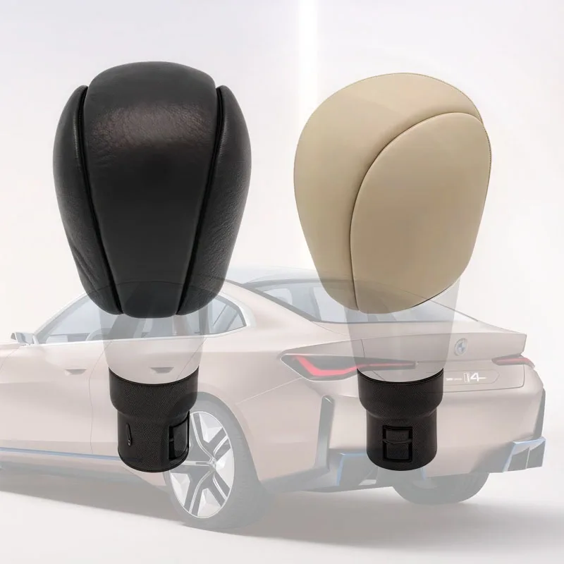 

5 Speed Chrome & Leather Car MT Gear Shift Knob Sleeve Adapter Lever for Volvo S60 V60 S80 V70 XC70 XC60