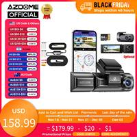 AZDOME Dash Cam M550 Pro Set with Hardwire Kit 4K+1080P 3.19\