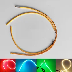 LED Filament Flexible DC3V 80mm110mm128mm190mm300mm Edison Bulb Lamp Parts Positive Negative Same End DIY Decorative Lamp