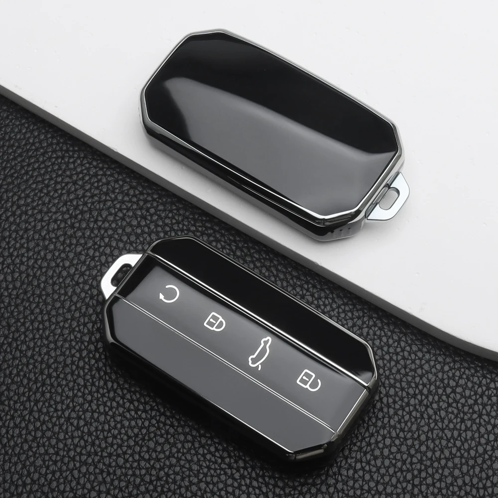 Soft TPU Car Key Case for Chery Jaecoo J5 J7 5 7 EV Fashion Car Key Protective Shell Fob Cover Holder Keychain Accessories