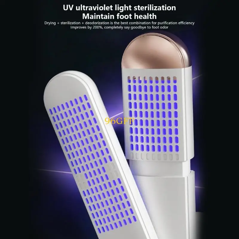 96GF مجفف هواء للأحذية الكهربائية 4 أسطوانات تسخين 300 واط قوة ABS مادة إغلاق تلقائي للأحذية والإضافات #4