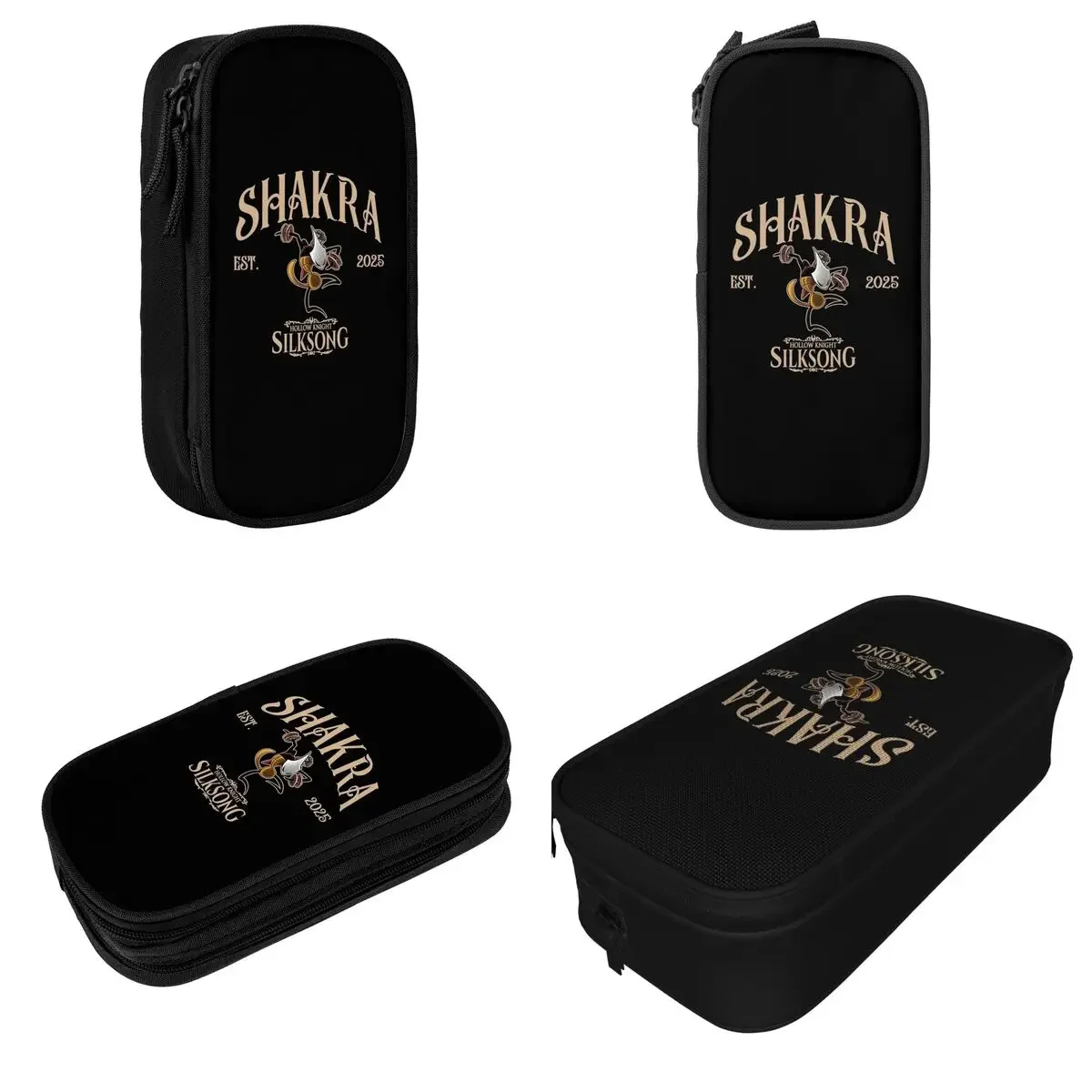 Shakra Hollow Knight Silksong Pencil Cases Classic Pen Holder Bag Girls Boys Large Storage School Supplies Cosmetic Pencilcases