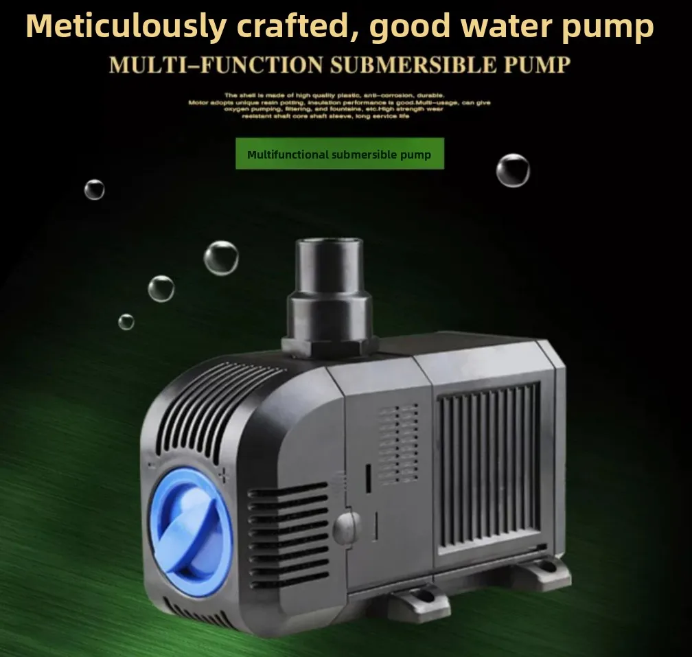 HJ Mini Submersible Pump Aquarium Small Quiet Circulation Filter Pump for Fish