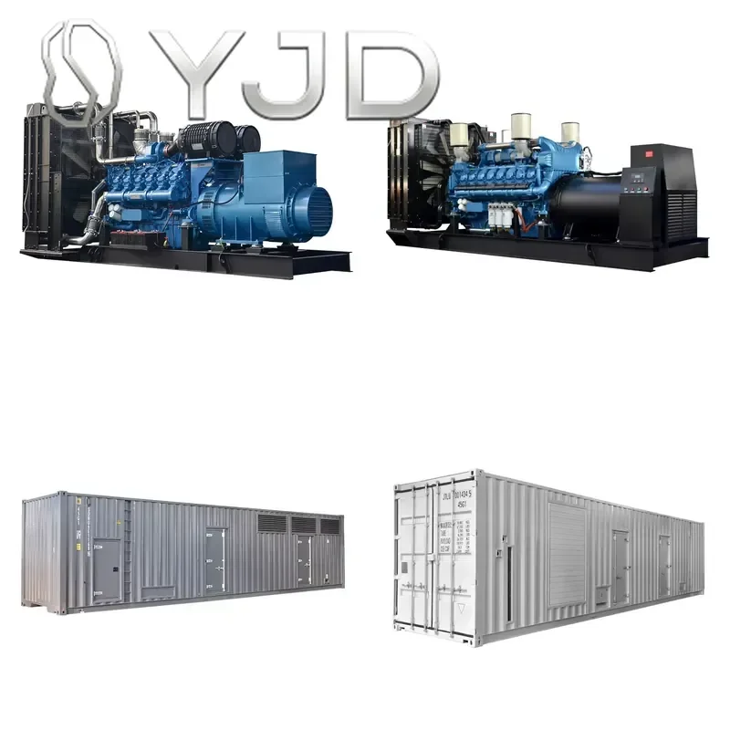 YJD 1250kw Weichai Baudouin Generator Container Type Silent 1250kw Generator diesel Type for Sale