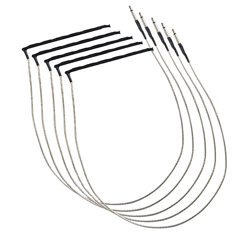 New Arrival Fashion 5PCS Guitar Pickup Piezo Rod Under-Saddle Passive Piezo for Classical Folk Guitar Accessories