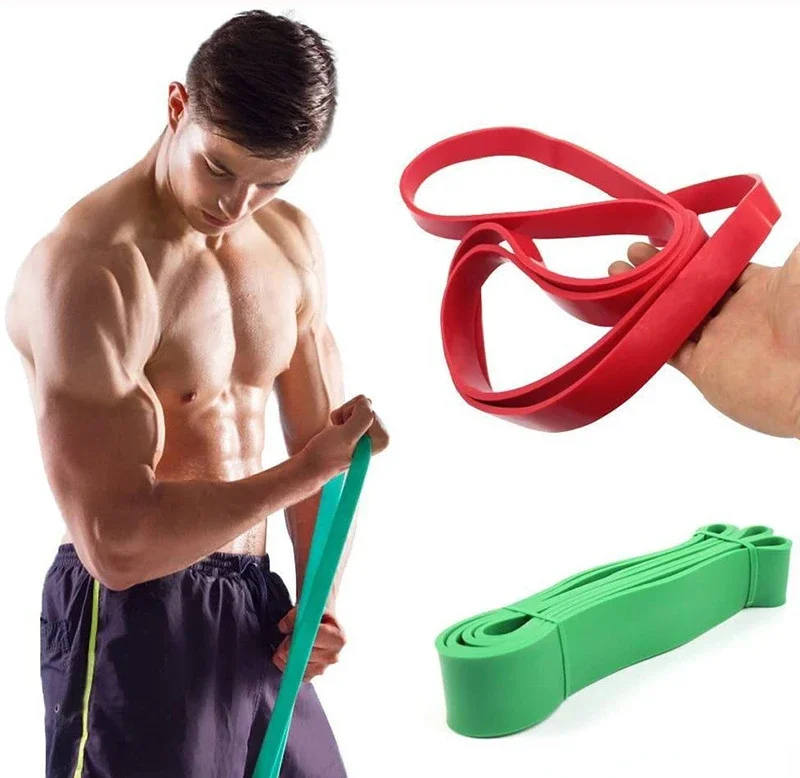 Unisex Fitness Band Pull Up Elastic Rubber Bands Resistance Loop Energy Set Home Gym Workout Expander Strengthen Trainning