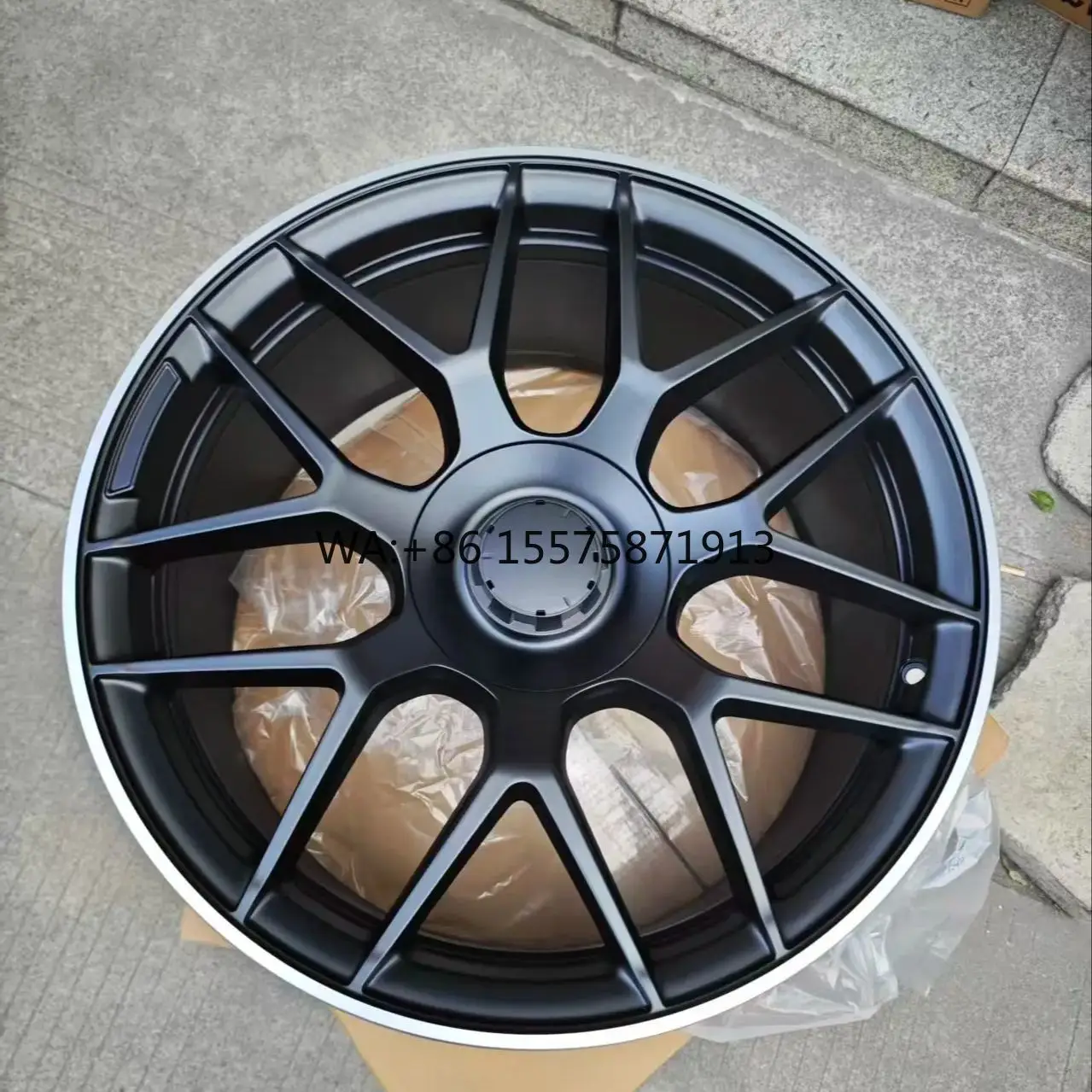 For TP High Quality Rep Alloy Wheels 20*8.5j 20*9.5j Stagged 5X112 Muti Spoke R18 R19 ar Wheel for AMG GLS63  G63 C63 Floating C
